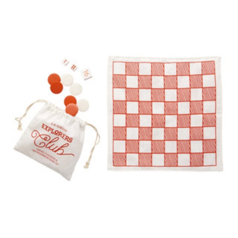 Travel Checkers & Backgammon Game Set